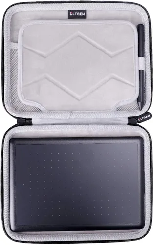 Vista 2 de Wacom - Funda para tablet LTGEM para tableta de dibujo con gráficos pequeños, compatible con el modelo CTL472K1A, fundas protectoras rígidas