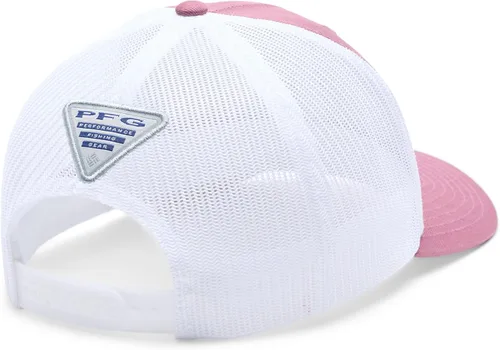Vista 2 de Columbia Gorra de bola de malla Bandera antigua de malva/blanco/pescado