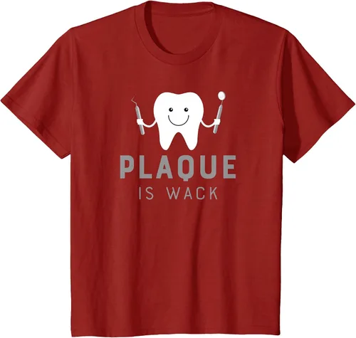 Vista 38 de Plaque is Wack Funny Dental Hygienist T-Shirt Asphalt Grey