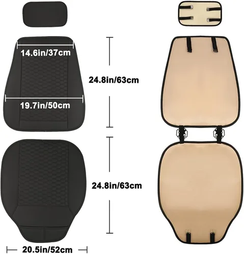 Vista 7 de Black Panther Funda universal para asiento de automóvil, 1 pieza protectora universal para asiento del conductor, ajuste universal para el 95%