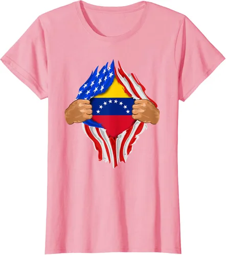 Vista 12 de Camiseta Venezuelan Blood Inside Me Regalo de la bandera de Venezuela, Blanco