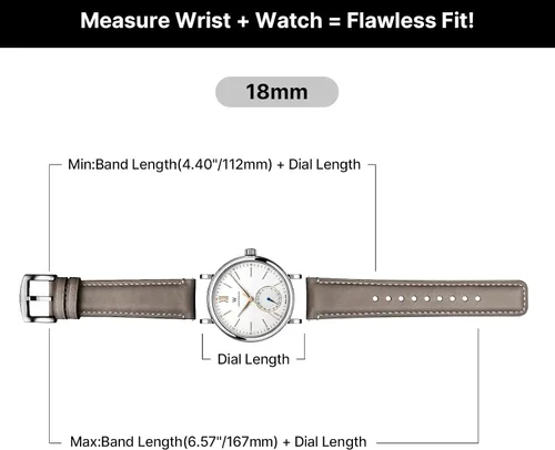Vista 49 de Fullmosa Correa de reloj de liberación rápida de 0.866 in, 0.787 in y 0.709 in, bandas de cuero bruñido para Samsung Galaxy Watch/Garmin Watch