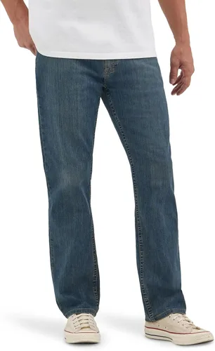 Vista 23 de Lee - Pantalones vaqueros rectos de ajuste relajado para hombre Azul hielo.
