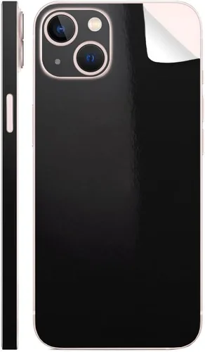 Vista 45 de SopiGuard Adhesivo para iPhone 15 Plus 6.7" Full Body Wrap Precision Edge-to-Edge (azul cepillado)