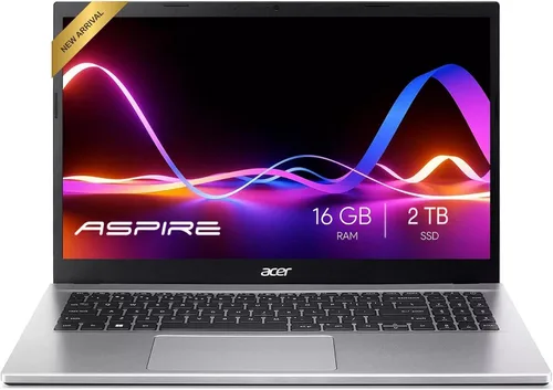 Vista 10 de Acer Aspire 3, portátil con pantalla táctil de 15.6", RAM DDR5 de 16 GB