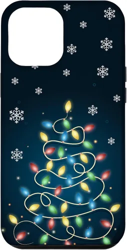 Vista 26 de Christmas Lights ICY Crystals Theme Snowflake Case for iPhone 17
