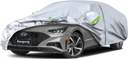 Vista 136 de Kaugung Funda para Coche de Ajuste Personalizado BMW Serie 3 E30 (1982-1994), 7 Capas Resistente al Viento Todo Clima Impermeable Cubierta Exterior