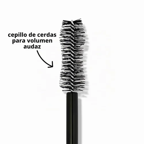 Vista 3 de e.l.f. Big Mood Máscara, crea instantáneamente pestañas largas, atrevidas y voluminosas, con cera de jojoba, color negro, 0.30 fl Oz Negro - Lavable