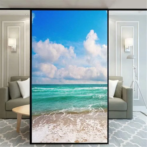 Vista 20 de Película decorativa sin pegamento para ventana, diseño moderno y clásico, para ventana, 15.7 x 23.6 pulgadas