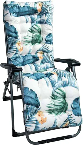 Vista 18 de Moclever Zero Gravity - Cojín para silla de 67 x 22 x 3 pulgadas, almohadilla reclinable acolchada gruesa con 6 lazos seguros, cojín de apoyo suave