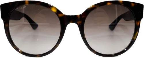 Vista 2 de GUCCI GG0035S - 004 Gafas de sol HavanaAzul con lente degradado marrón 2126in