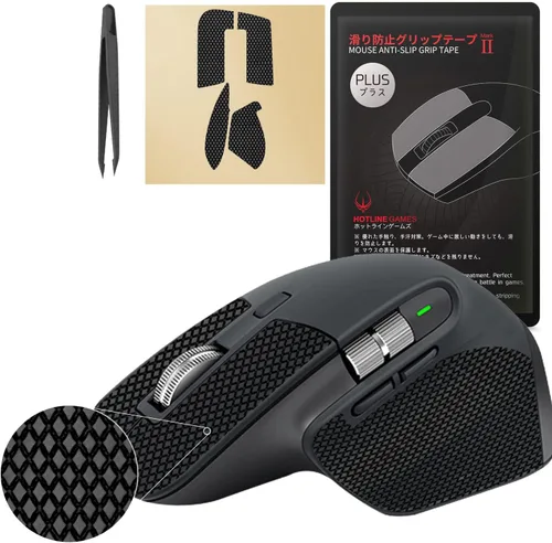 Vista 13 de HOTLINEGAMES Cinta de agarre antideslizante para mouse 2.0 Plus compatible con Logitech G Pro X2 Superstrike Lightspeed, G Pro X Superlight 2