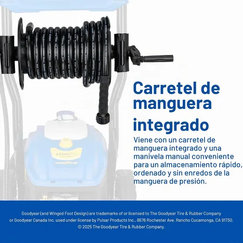 Vista 10 de Goodyear 2200 PSI - Lavadora a presión eléctrica vertical - 1.6 GPM