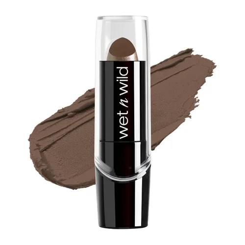 Vista 22 de wet n wild - Lápiz labial con acabado sedoso, color labial hidratante rico y acumulable, formulado con vitaminas A, E y macadamia para una Un breve