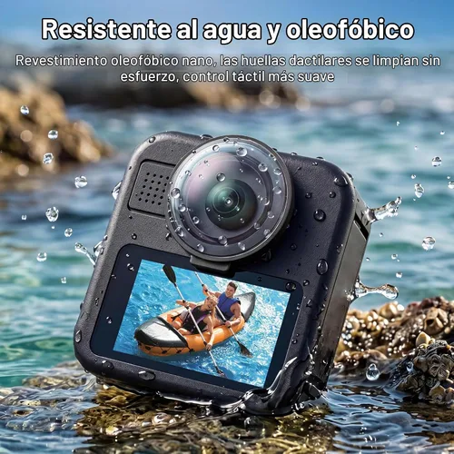 Vista 6 de FitStill Kit de protector de lente solo para Go Pro MAX 2, protectores de lente de vidrio óptico para MAX2, cubierta protectora de lente premium