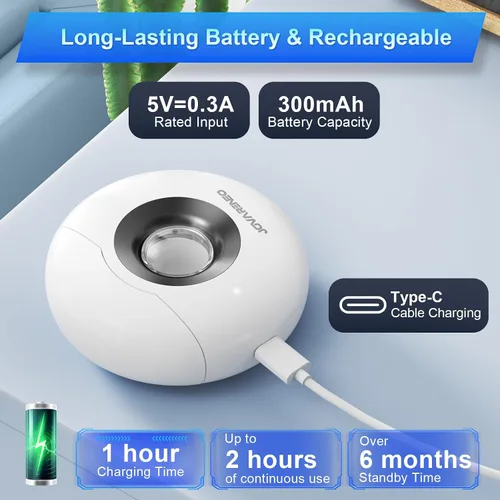 Vista 2 de Cortaúñas eléctrico inteligente con cabezales de doble hoja, luz LED, recortador automático de uñas, cortador de uñas y molinillo para uñas, seguro