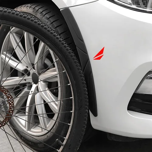 Vista 6 de BESULEN 2 piezas tiras de cejas para llantas de automóvil, tiras de moldura de labio de arco de guardabarros automático, protector adhesivo pegatina