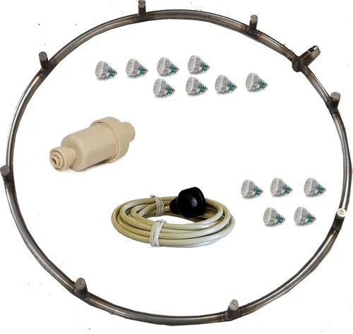 Vista 6 de Sistemas de ventilador de nebulización (anillo de acero inoxidable - anillo de 6 boquillas)