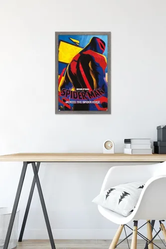 Vista 6 de Marvel Spider-Man: Across The Spider-Verse - Póster de pared de una hoja de Miguel O'Hara, 22.4 pulgadas de largo x 14.7 pulgadas de ancho, versión