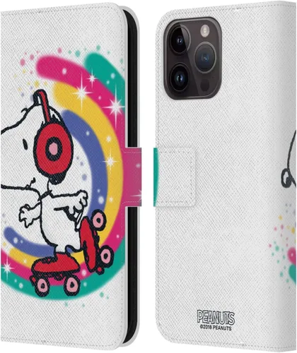Vista 35 de Head Case Designs Funda de piel con licencia oficial de Peanuts Beach Surf Snoopy Boardwalk Airbrush compatible con Apple iPhone 11