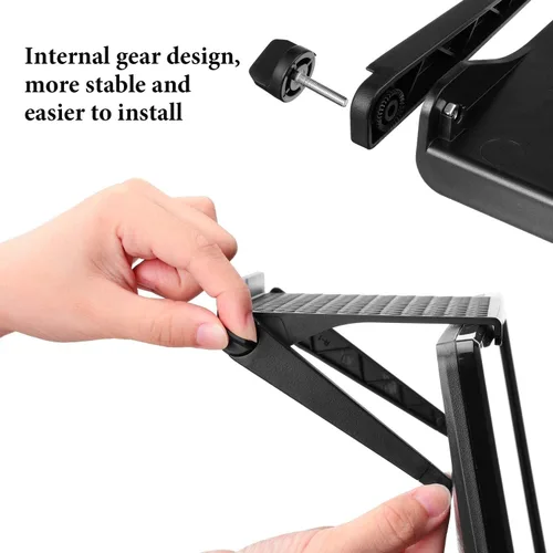 Vista 7 de Park TV - Estante superior para Apple TV, soporte para monitor, estante de router ajustable para caja multimedia, consola de juegos, enrutador