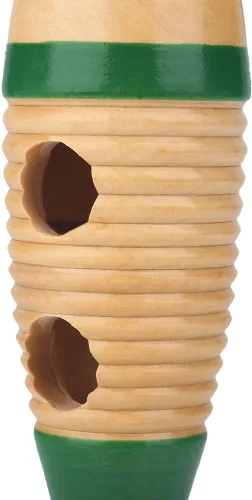 Vista 8 de Bnineteenteam Instrumento de percusión Guiro de madera en forma de pez con raspador