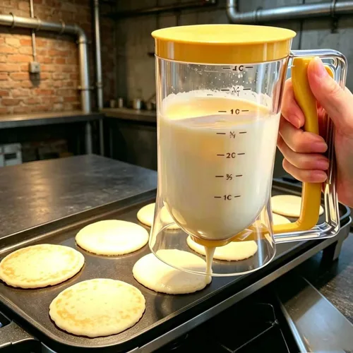 Vista 6 de BBSTARZ Separador de masa para magdalenas, crepes, galletas, pasteles, gofres. Dispensador de masa, separador de galletas, separador de crema. Taza