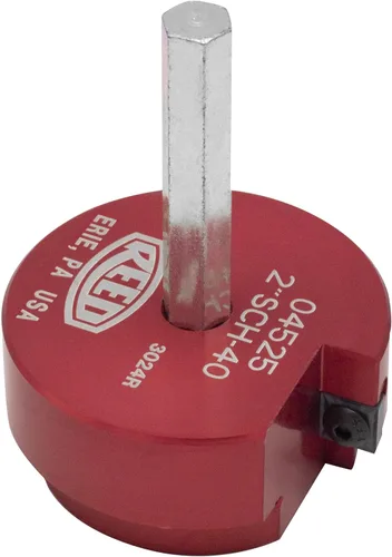 Vista 7 de Reed Herramienta PPR75 Clean Ream Extreme con eje hexagonal de 1/4 pulgadas, cabeza de aluminio de 3/4 pulgadas