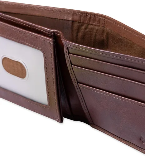 Vista 76 de Columbia Billetera plegable para hombre, múltiples ranuras para tarjetas, ventana de identificación