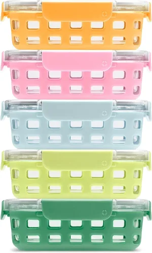 Vista 15 de Ello Duraglass Refresh - Recipientes de preparación de comidas de 3.4 tazas
