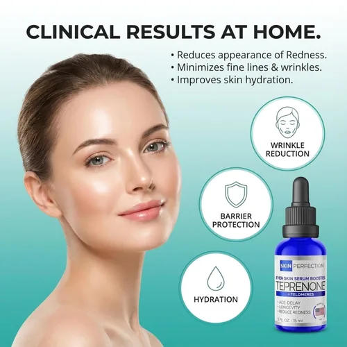 Vista 2 de Skin Perfection Avanzado Teprenone DIY Anti-Aging Peptide Boost: Reducir el enrojecimiento Las arrugas Mejoran la hidratación Mejorar el tono