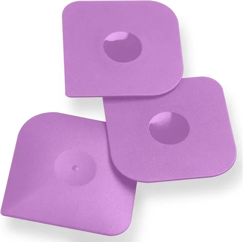 Vista 9 de Juego de herramientas de raspado de ollas de plástico para cocina, 3 piezas de esponja de nylon de plástico para limpieza de sartenes de hierro Negro