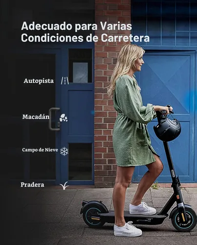 Vista 6 de stio Neumático de goma sólida de 10 x 2.5 pulgadas para Segway Ninebot MAX G30 G30P G30LP/Hiboy S2 Max, doble absorción de impactos