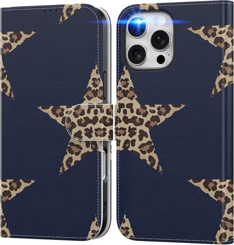 Vista 35 de DEENAKIN Funda tipo cartera para iPhone 15 con tarjetero + clip para efectivo, bloqueo RFID, protección contra caídas de grado militar y obras