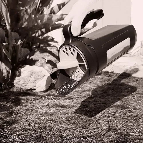 Vista 5 de TIPU Esparcidor Agitador de Mano, Esparcidor Manual para Semillas de Césped, Fertilizante y Alimento para Plantas, Sal para Nieve, Hielo