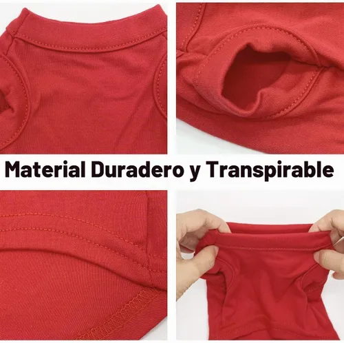 Vista 4 de Camisas para perros, ropa para mascotas, ropa en blanco, 3 piezas, chaleco para cachorros, ropa para gatos, chalecos de algodón suave