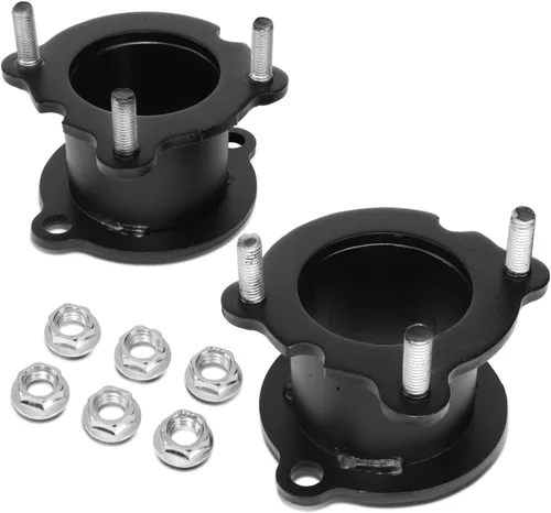 Vista 9 de J2 Engineering J2-LK-CH-R-004-BK Kit de elevación de nivelación trasera de 1.5 pulgadas, espaciadores de percha de resorte compatibles