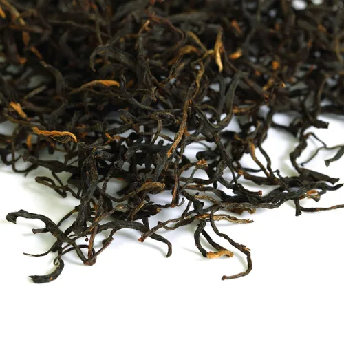 Vista 2 de GOARTEA Té negro supremo Yunnan de 100 g / 3.5 oz - Fengqing Dian Hong Dianhong Hoja suelta árbol antiguo salvaje té chino