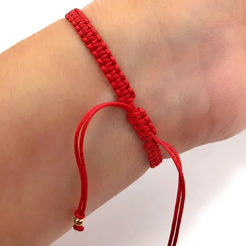 Vista 7 de Virgin Mary Medal Red String Bracelet for Women