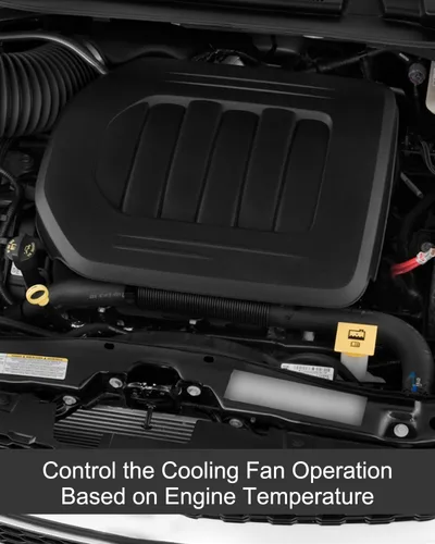 Vista 6 de Relé de ventilador de refrigeración del motor apto para Chrysler Town & Country Jeep Liberty Wrangler Dodge Caravan, relé de ventilador de radiador
