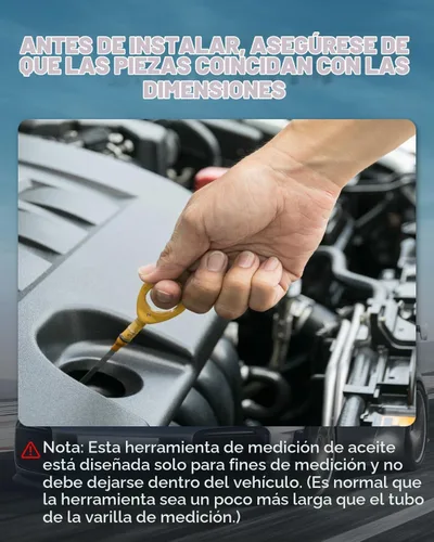 Vista 6 de Varilla de medición de aceite de transmisión ECCPP para Honda Accord 2011-2012 L4 2.4L
