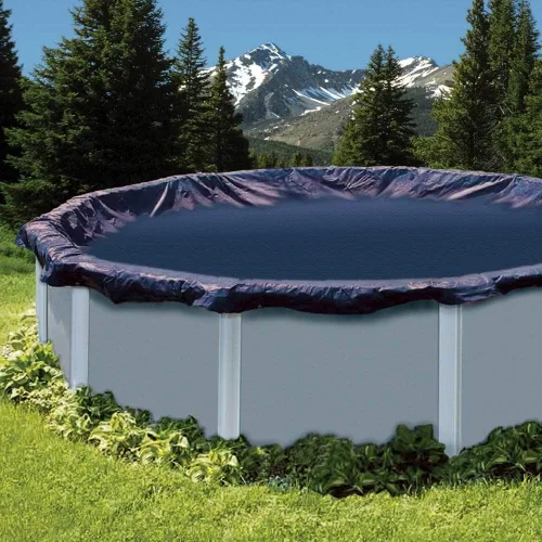 Vista 14 de SWIMLINE HYDROTOOLS Supreme Guard - Cubierta de piscina de invierno resistente para piscinas sobre el suelo, para piscinas redondas de 28 pies