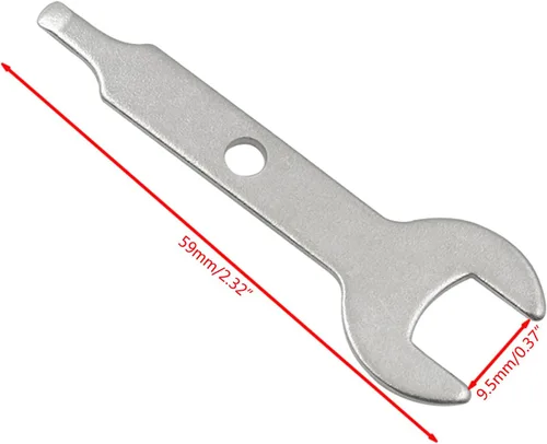Vista 3 de COOLHOOD Llave de pinza de acero inoxidable para máquina de grabado, herramienta de herramientas de tuerca, llave inglesa para amoladora eléctrica