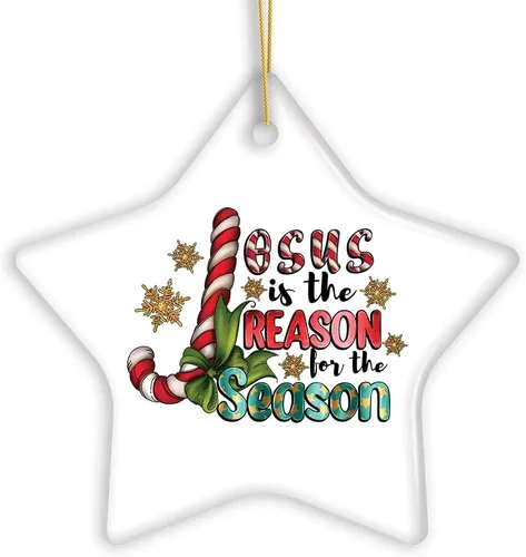 Vista 27 de Adornos de Navidad con temática religiosa, decoraciones de Natividad y Jesucristo
