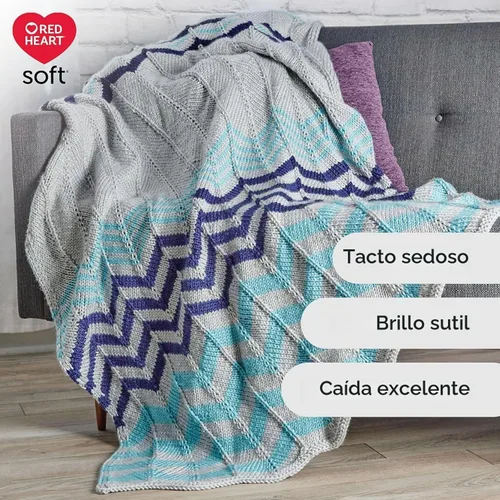 Vista 3 de RED HEART Hilo suave, negro