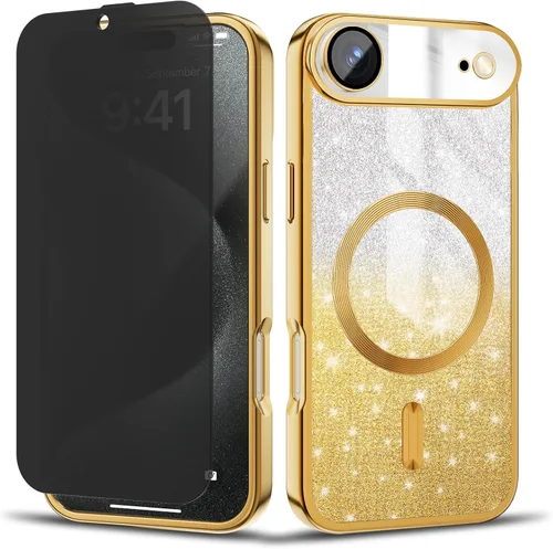 Vista 62 de Funda magnética para iPhone 13 Pro MagSafe con protector de lente de cámara, protección completa, delgada, suave, a prueba de golpes, antiarañazos