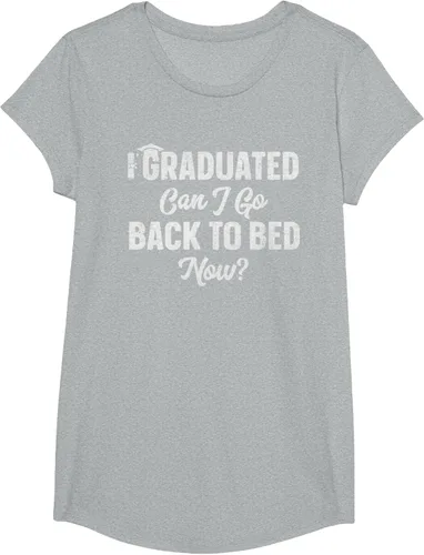 Vista 55 de Graduation Gift For Her Camiseta I Graduated Can I Go Back To Bed Now, Negro