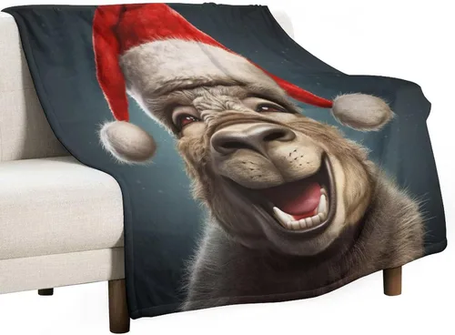 Vista 46 de Mantas suaves y mantas para sofá, casa de Navidad y pan de jengibre, manta de microfibra suave y acogedora manta de microfibra para hombre, casa