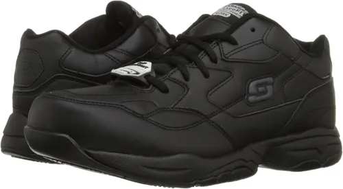 Vista 8 de Cómodos zapatos de trabajo antiderrapantes para hombre, de Felton