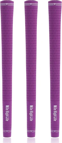 Vista 10 de Mile High Life Empuñaduras de golf para mujer, goma antideslizante estándar Negro